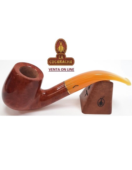 BREBBIA SUN AMBRATA-PIPA FUMAR BREZO BILLIARD LISA 6002.
