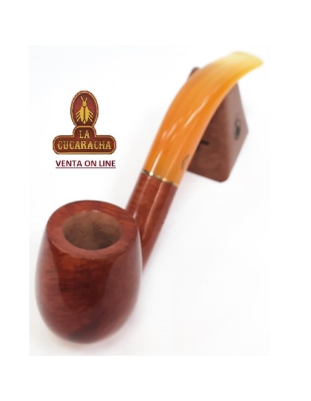 BREBBIA SUN AMBRATA-PIPA FUMAR BREZO BILLIARD LISA 6002.