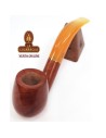 BREBBIA SUN AMBRATA-PIPA FUMAR BREZO BILLIARD LISA 6002.