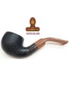 MOLINA CARAMELA-PIPA FUMAR BREZO BENT BILLIARD POT RUGOSA.