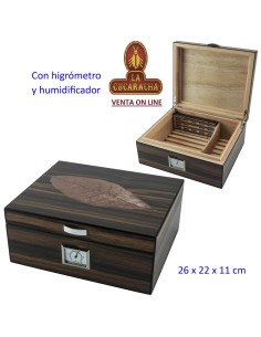 Humidor puros «hoja» con...