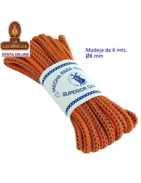 Mecha Yesca gruesa La Cabra para chisquero. 6m.