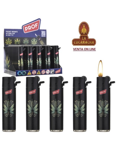 PROF-2 CAJAS 25 ENCENDEDORES PIEDRA.