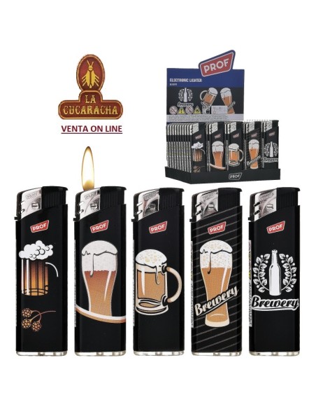 PROF-2 CAJAS DE 50 Encendedor piezo Beer.
