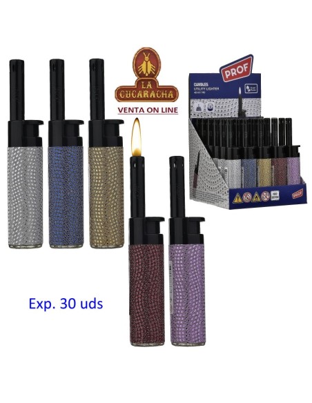 Expositor 30 encendedores cocina «Prof» cobia shiny.