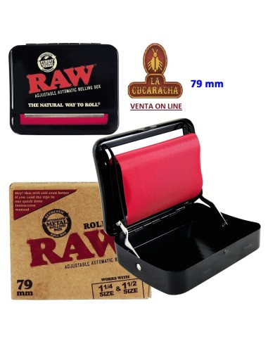 Máquina Automática liar RAW pitillos 79mm. metálica.