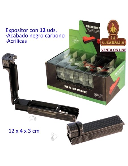 Caja 12 Máquina Entubar TARGARD acrílica.