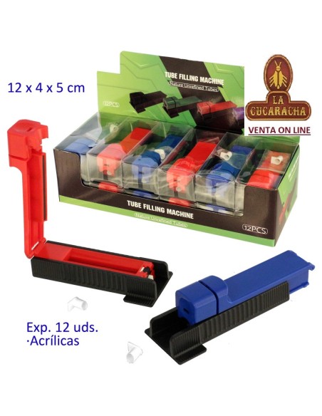 Targard-Caja 12 Máquina Entubar acrílica colores surtidos.