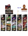 PROF-2 CAJAS DE 50 Encendedor piezo Poker.
