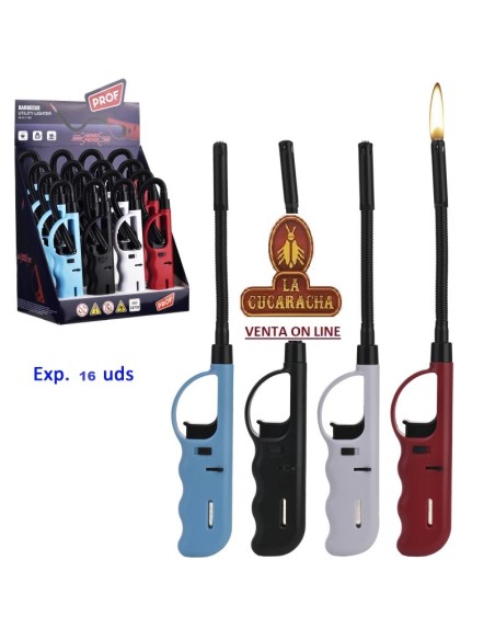 PROF-Expositor 16 encendedores cocina turbo flexible.