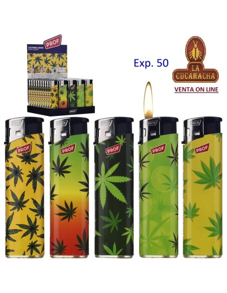 PROF-2 CAJAS 50 ENCENDEDORES PIEZO rasta.