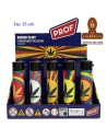 PROF-2 CAJAS 25 ENCENDEDORES PIEDRA Leaf.