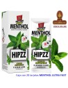 HIPZZ-2 CAJAS 20 TARJETAS MENTHOL Ultra Fast PARA CIGARRILLOS.